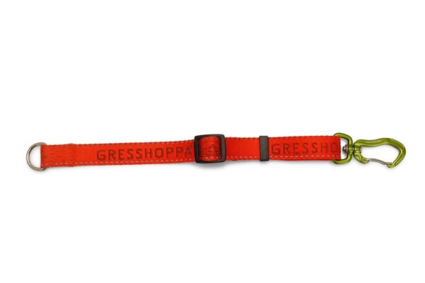 Gresshoppa Sogna justerbar hanefot enkel orange 20mmx45cm