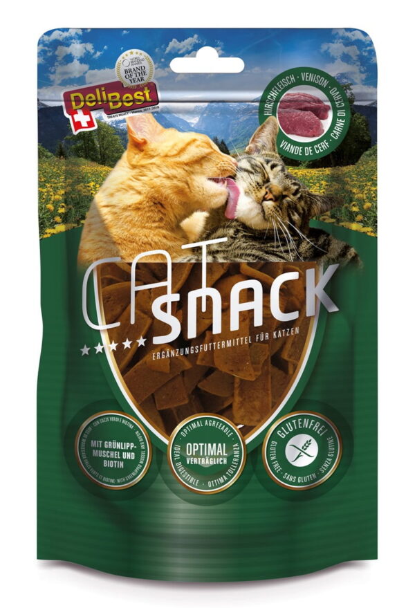 DeliBest Cat Snacks hjort 50g