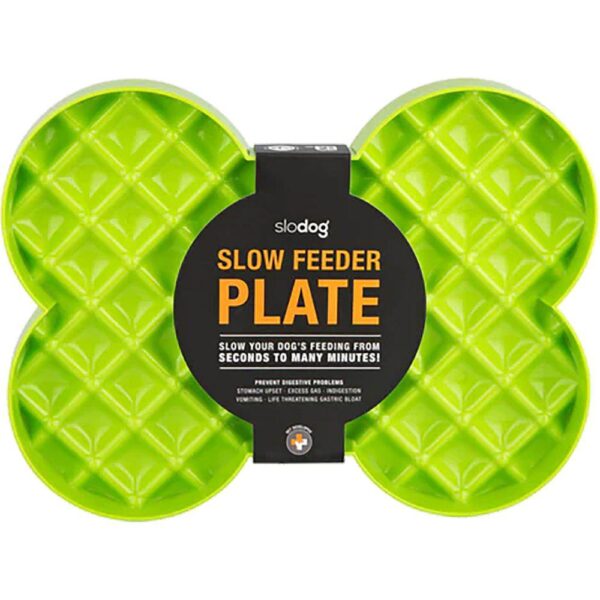 Lickimat Slow Feeder Plate Grønn 35x26x3cm