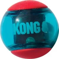 KONG Squeezz Actionball Rød M 3pk ø6cm