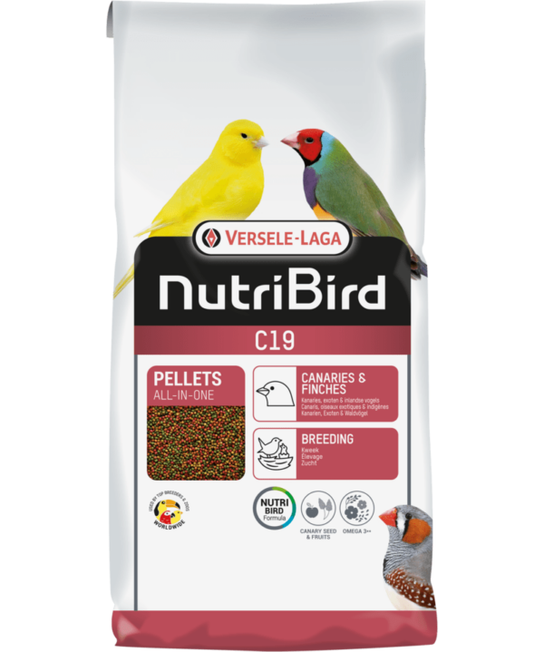 Nutribird pellets fink og kanari tropical C19 3kg