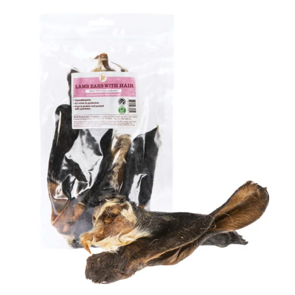 JR lammeører med pels 100 g