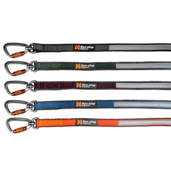 Non-Stop Dogwear Move Leash kobbel oransje 15mmx1,5m