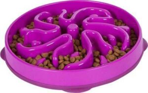 Oh Fun Feeder Slow-bowl skål lilla str. L 28x5cm