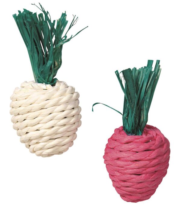 Gnagerleke sisal reddik 2 stk 8cm
