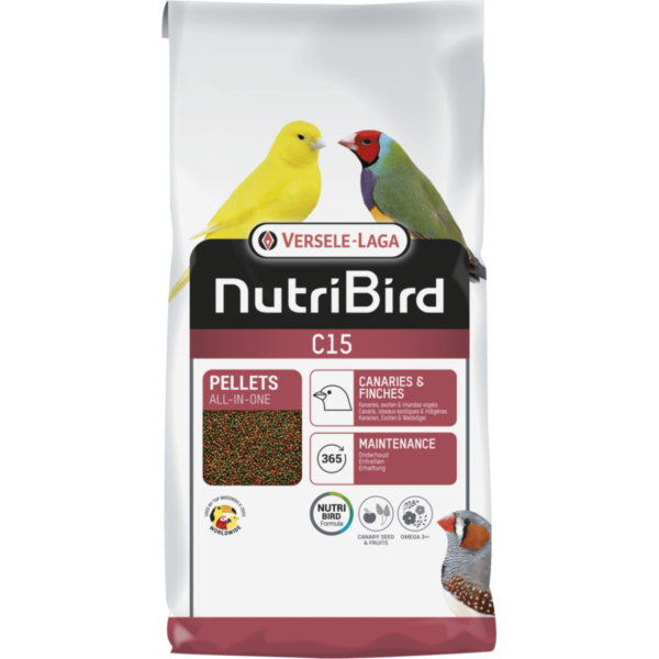Nutribird pellets fink og kanari C15 3kg