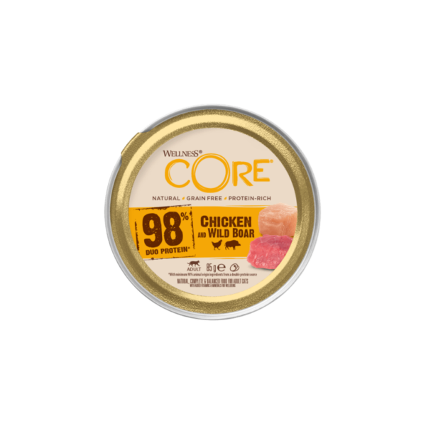 Core Cat Adult 98 % Chicken & Wild Boar 85g
