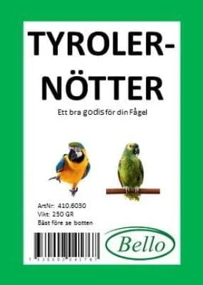 Bello tyrolernøtter 250 gram