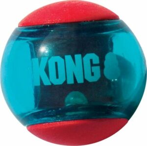 KONG Squeezz Actionball Rød L 2pk ø8cm
