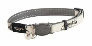 Rogz Glowcat Halsbånd Svart S 11mmx20-31cm