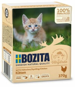 Bozita biter i saus med kylling kitten 370g