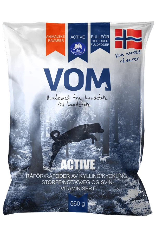 Vom og hundemat Active kjøttboller 560g