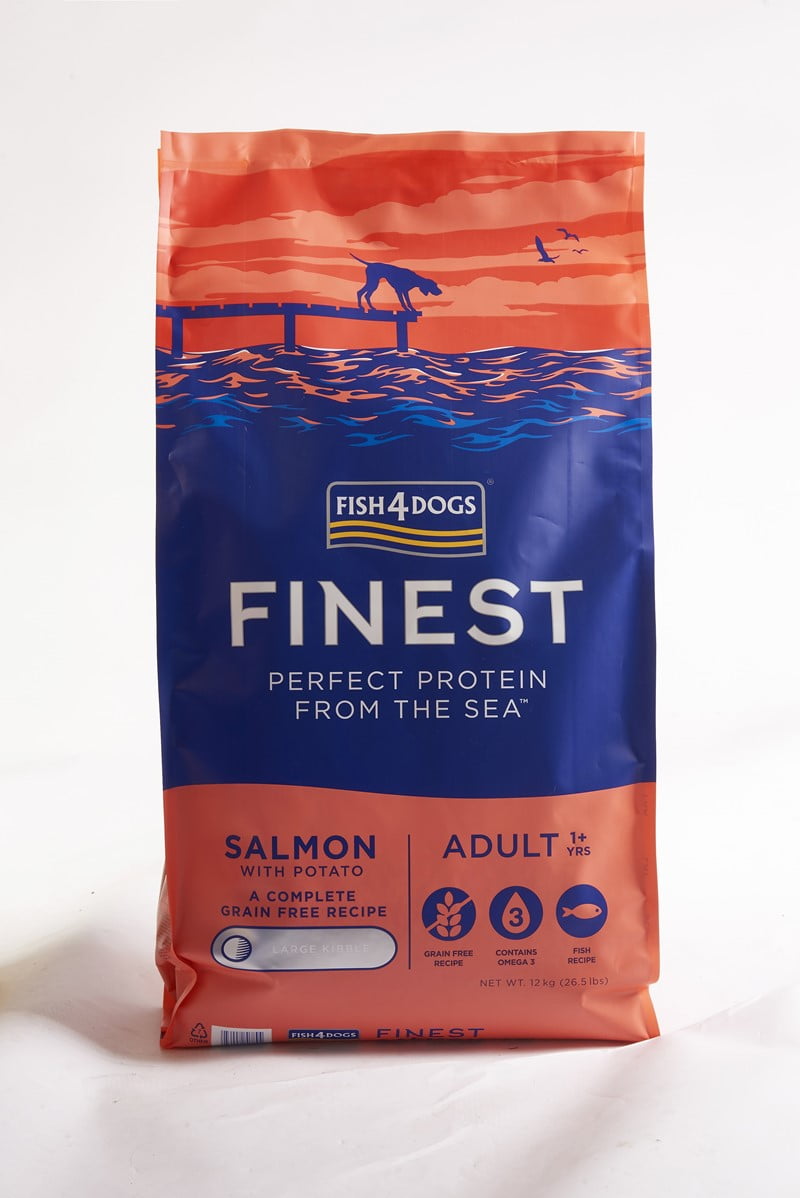 Fish4Dogs Salmon Adult Small Kibble 1,5kg | HCPet.no | Gratis frakt ...