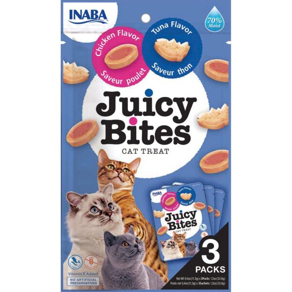 Churu Cat Juicy Bites Chicken/Tuna 3pk