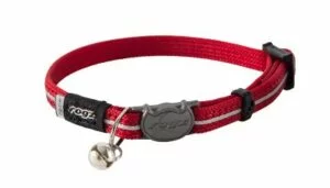 Rogz Alleycat Halsbånd Rød m/refleks S 11mmx20-31cm