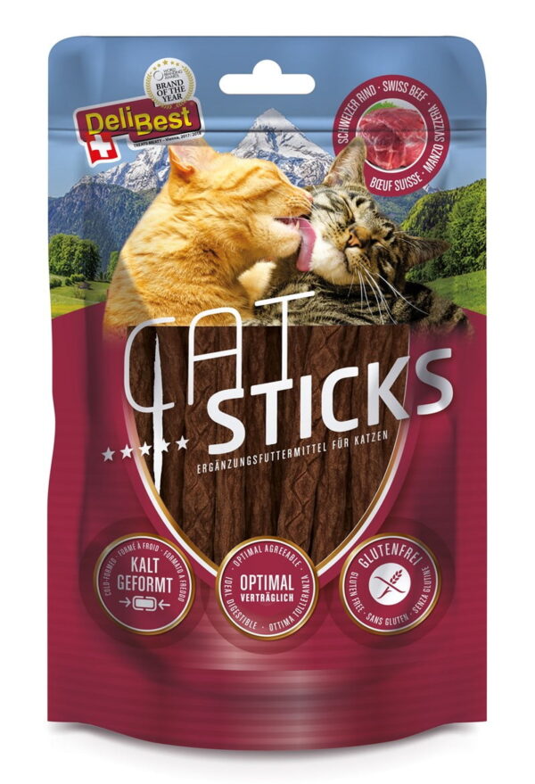 DeliBest Cat Sticks storfe 50g