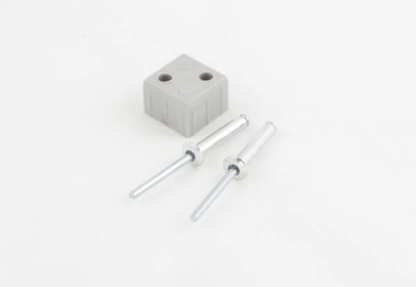 Sukkerbit 25x25mm med 2x nagler