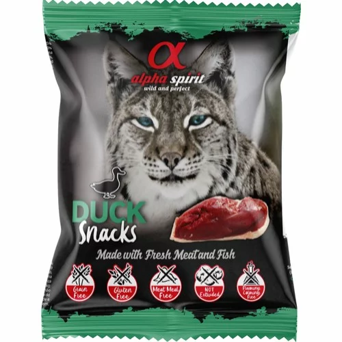 Alpha Spirit cat Ducksnack 50g