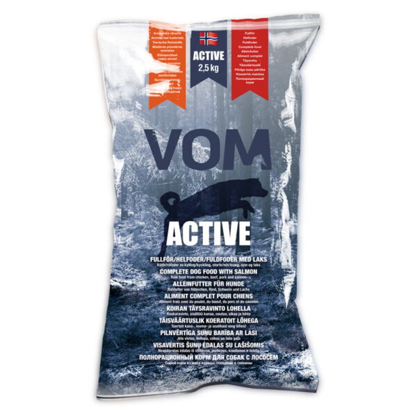 Vom og hundemat Active laks kjøttboller 2,5kg