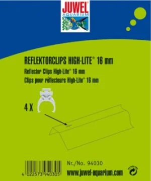 Juwel reflektorclips 4 stk T5 plast 16mm