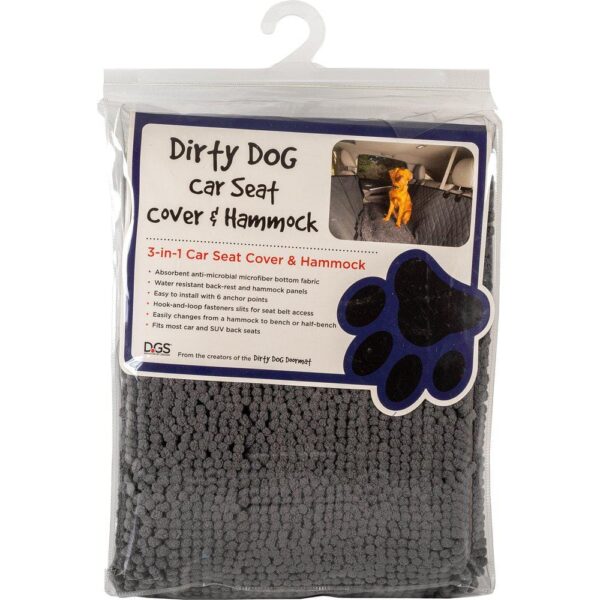 DogGoneSmart Dirty Dog Baksetebeskytter Grå 138x155cm