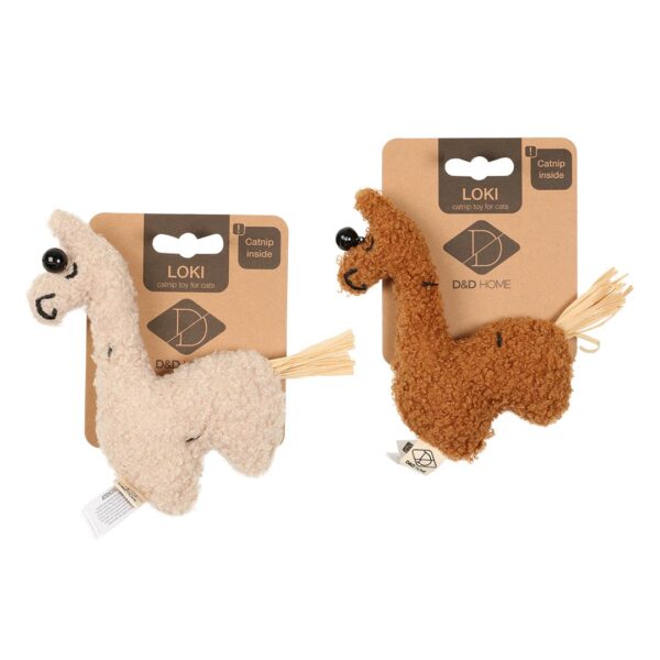 Katteleke Loki alpaca m/catnip 16x3x9,5cm