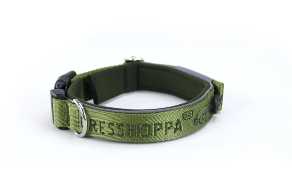Gresshoppa Begna oliven justerbart halsbånd 45/55 cm