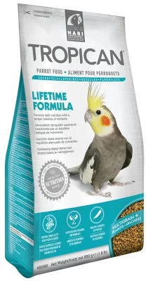 Tropican fullfôrpellets for parakitter 820 gram