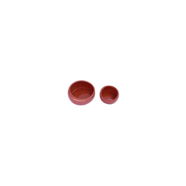 Keramikkskål Ergonomisk Brun S 120ml ø5cm