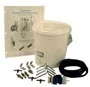 Oppstartskit med 3 meter slange, 3 komplette drikkeventiler type standard og 4 liter tank