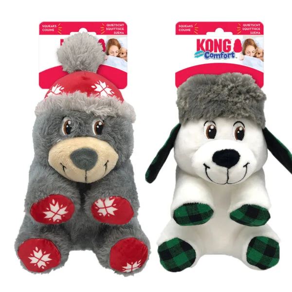 KONG Holiday Juleleke Comfort Bjørn M/L