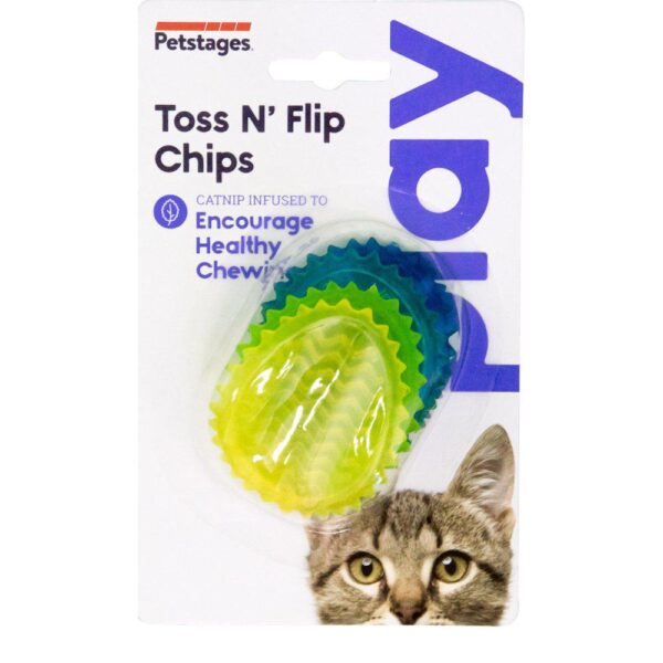 Petstages Katteleke Toos N' Flip Chips 16cm