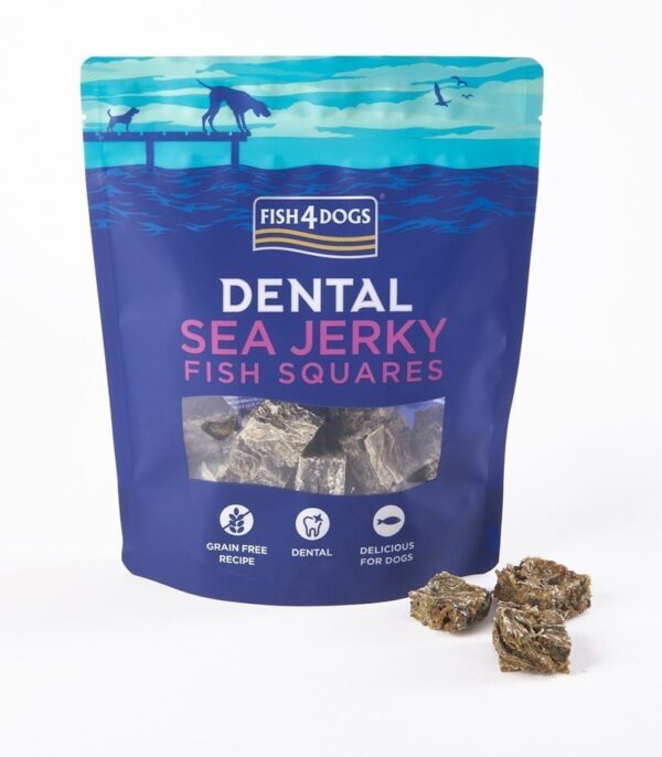 Fish4Dogs Sea Jerky Fish Squares 115g