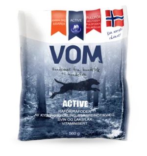 Vom og hundemat Active laks kjøttboller 560g