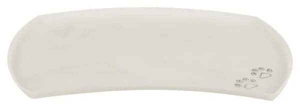 Underlag Mat- & drikkeskåler Transparent m/kant 48x27cm