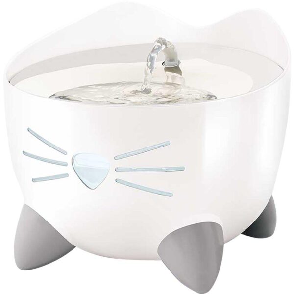 Catit vannfontene Pixi hvit rustfri 2,5L