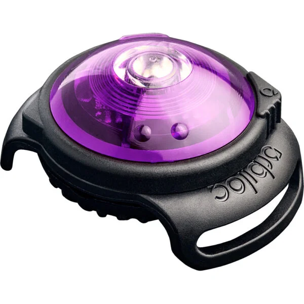 Orbiloc dog safety light lilla