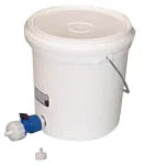 4 liter beholder med stengeventil og 5mm (3/16") slangeuttak