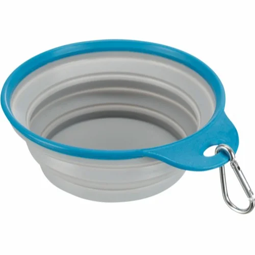 Skål Silikon/plastikk Sammenleggbar m/krok 0,5L