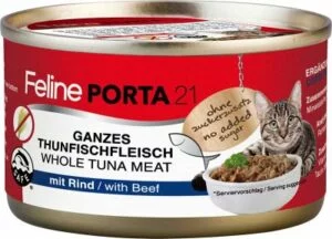 Feline Porta21 tunfisk og biff 90 gram