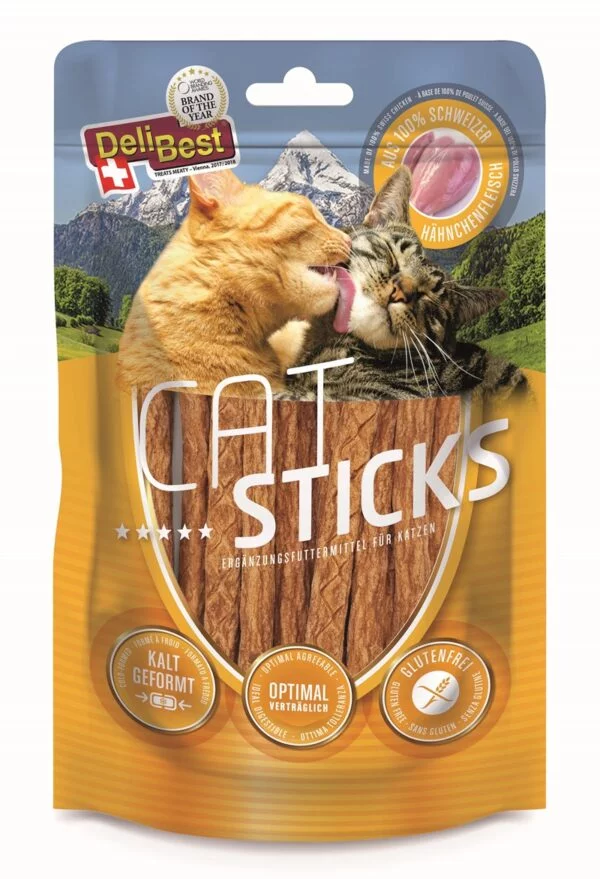 DeliBest Cat Sticks kylling 50g