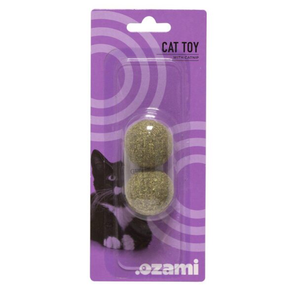 Katteleke catnip boller 2pk 3,5cm