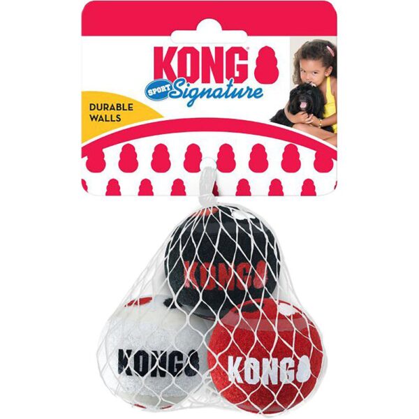 KONG Signature Sportballer S 3pk ø5cm