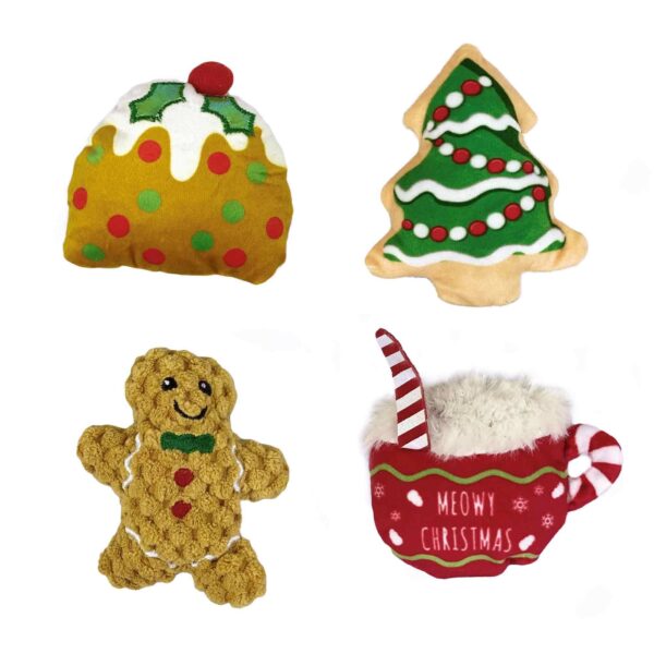 KONG Holiday Juleleke Scrattles Cafè assorterte
