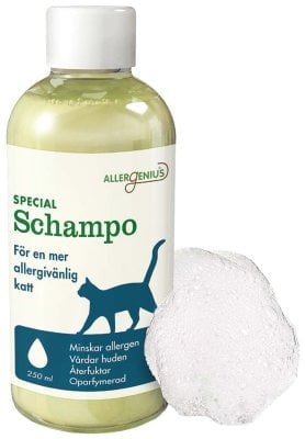 Allergenius spesialshampo katt 250 ml