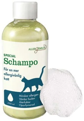 Allergenius spesialshampo katt 250 ml