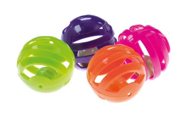 Plastball med bjelle