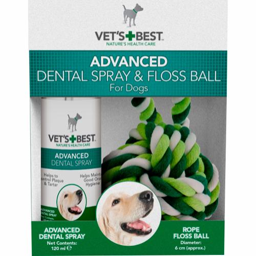 Vets Best tannpleiespray 120ml med leke