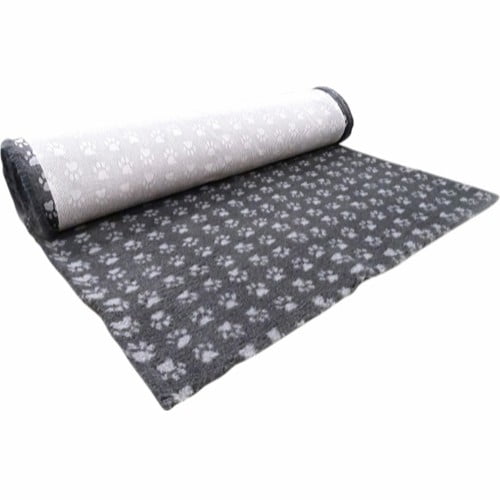 Companion ProFleece grå med lysegrå poter 75x100cm