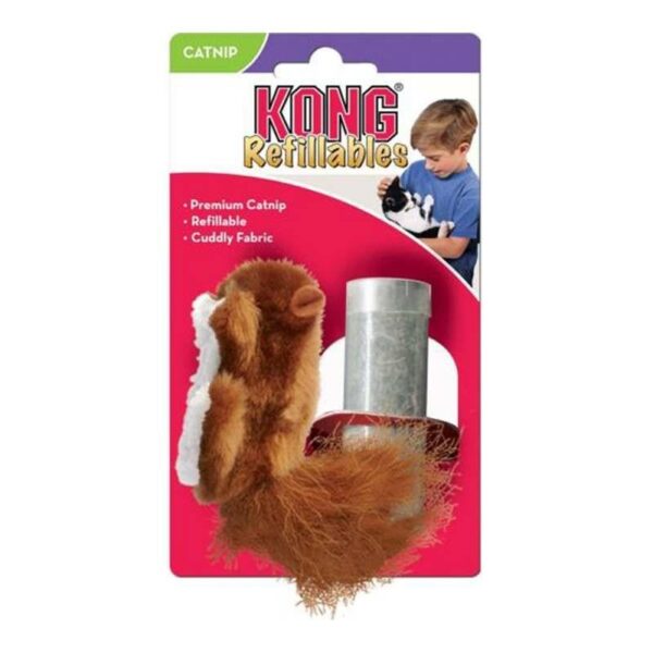 KONG Refillables Ekorn Catnip 10x5x2cm